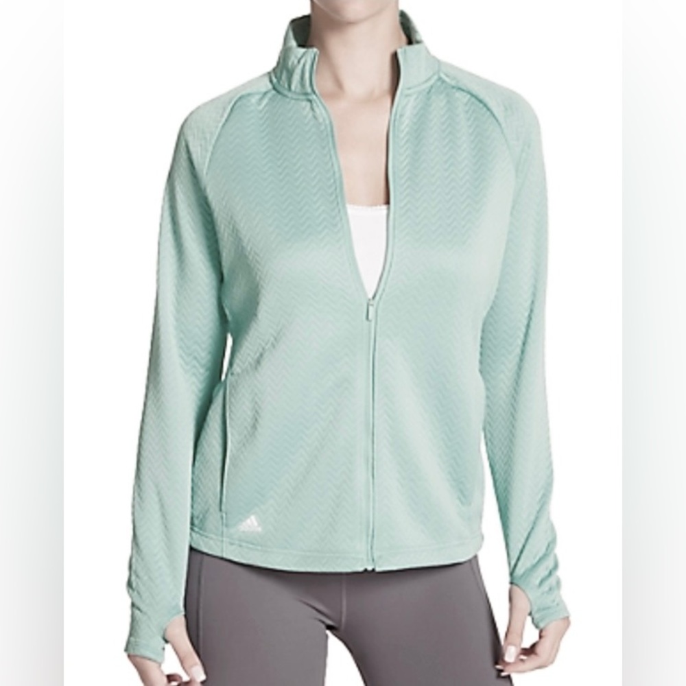 Adidas Women’s Textured Layer Full Zip Jacket
